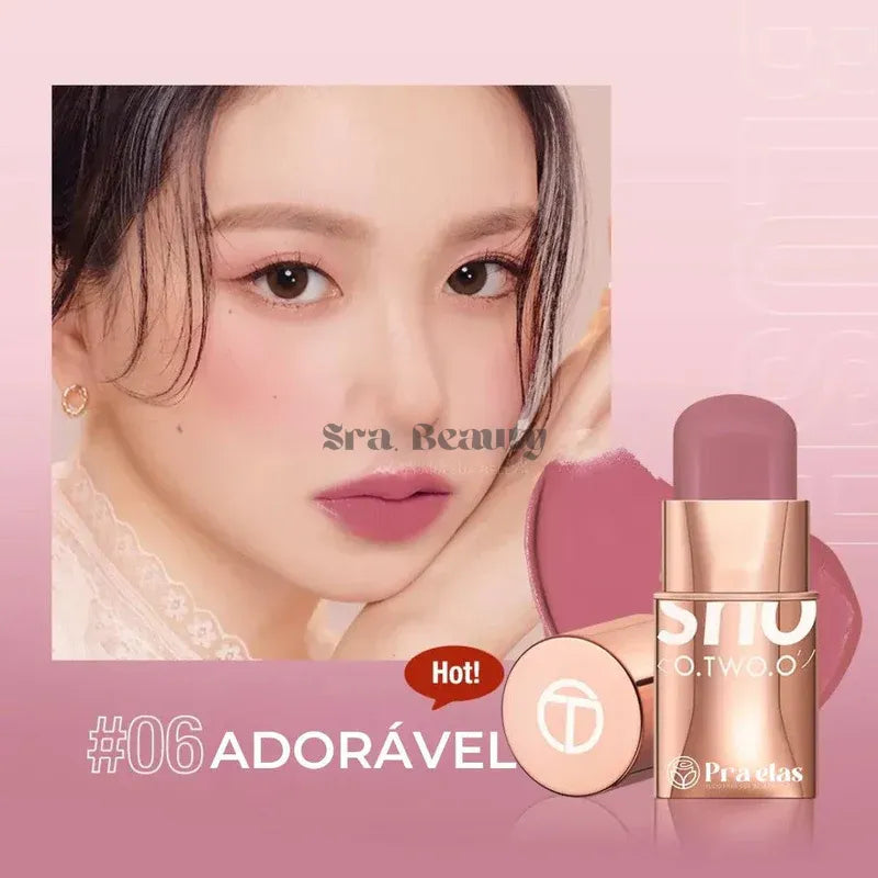 Batom Blush Multifuncional 3 em 1 - Sra.Beauty