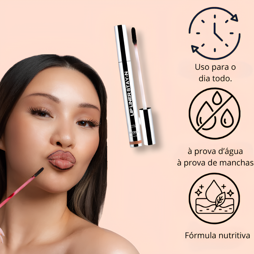 Delineador de lábios à prova d'água - Lip Tint Peel Off